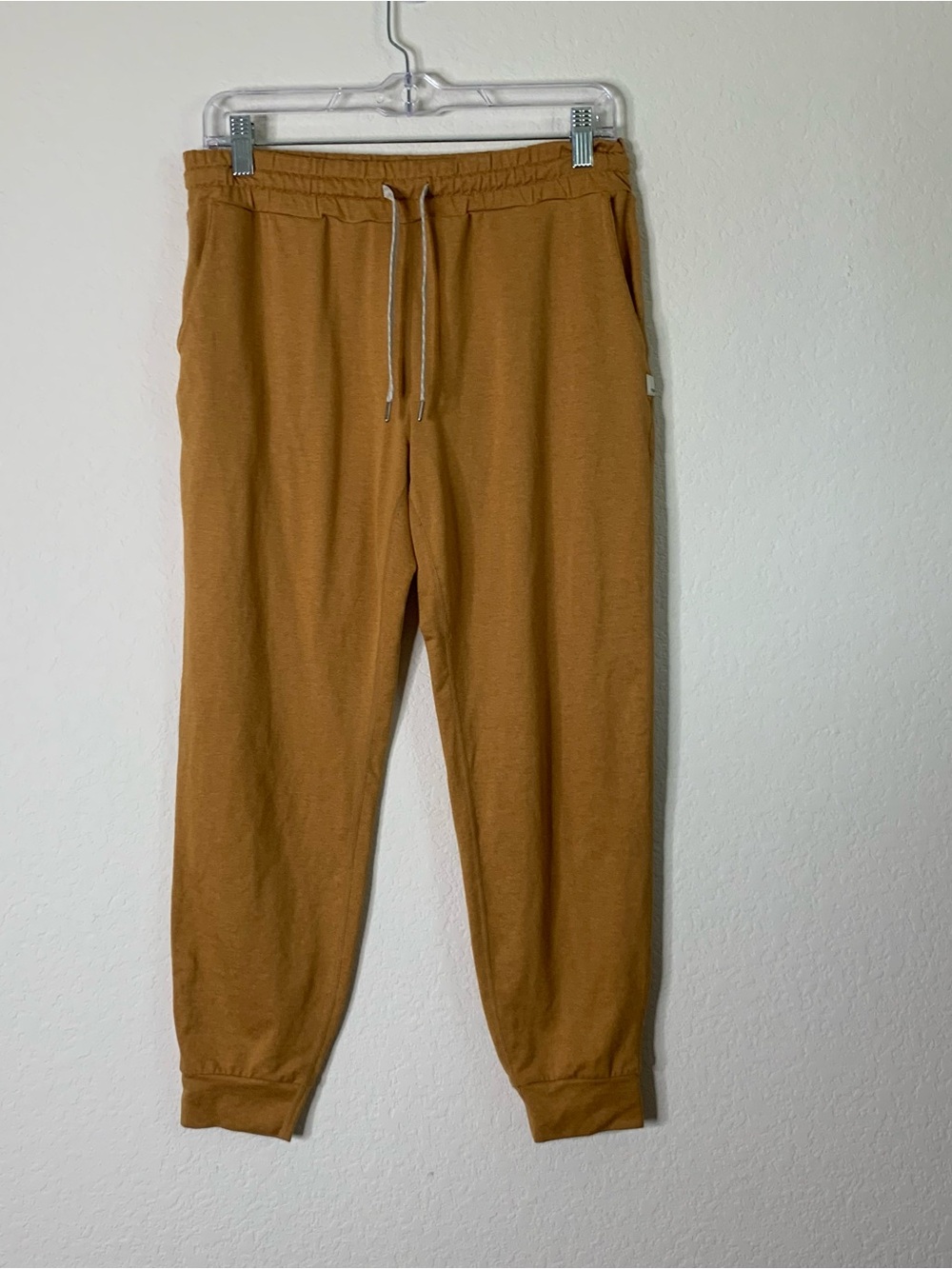 Vuori Womens orange performance joggers